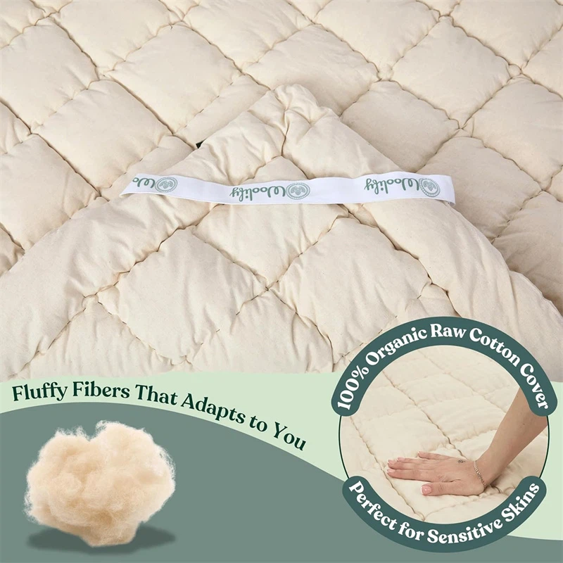 Natural Wool Mattress Pad factory