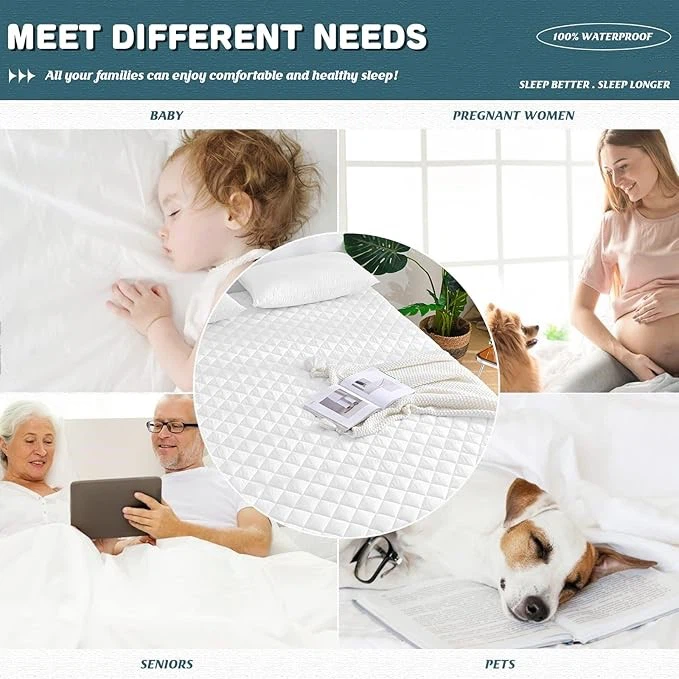 Quilted Waterproof Mattress Protector high quality