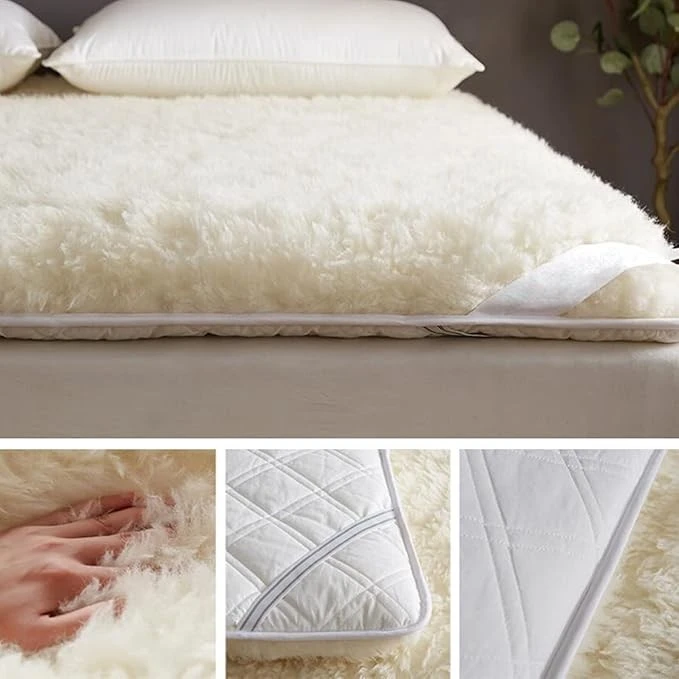 Thicken Warm Wool Bed Pad factory
